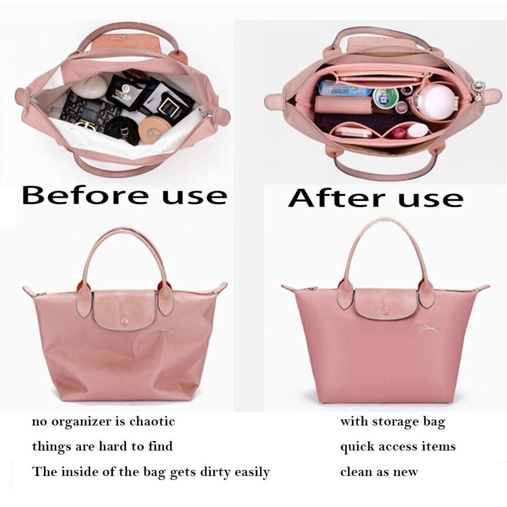 5522 Felt Organizer Insert For Longchamp Organizer Insert Large Tote Insert View 5